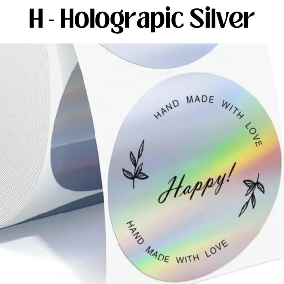 CUSTOM THANK YOU/QR CODE STICKERS - 100 2" STICKERS PER ROLL - Picture 5 of 13